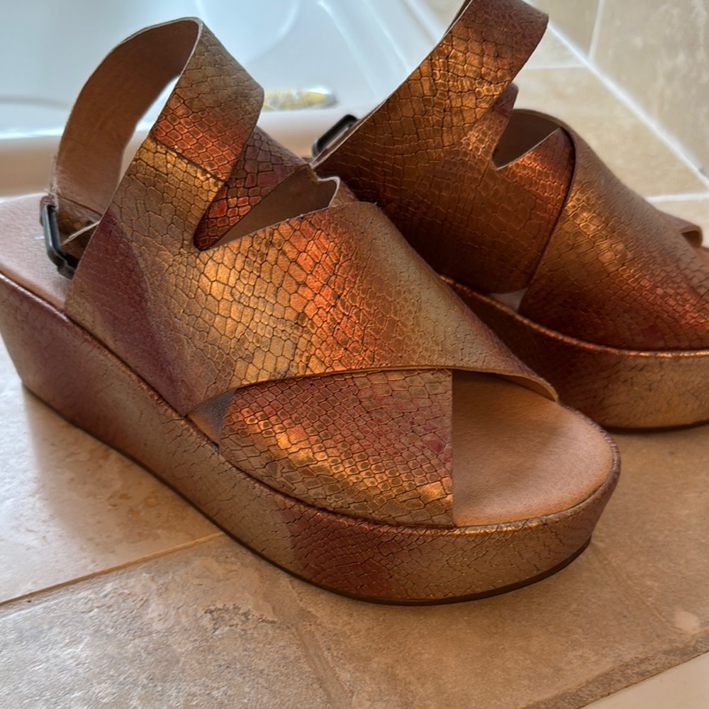 Matisse Brown Wedge Shoes